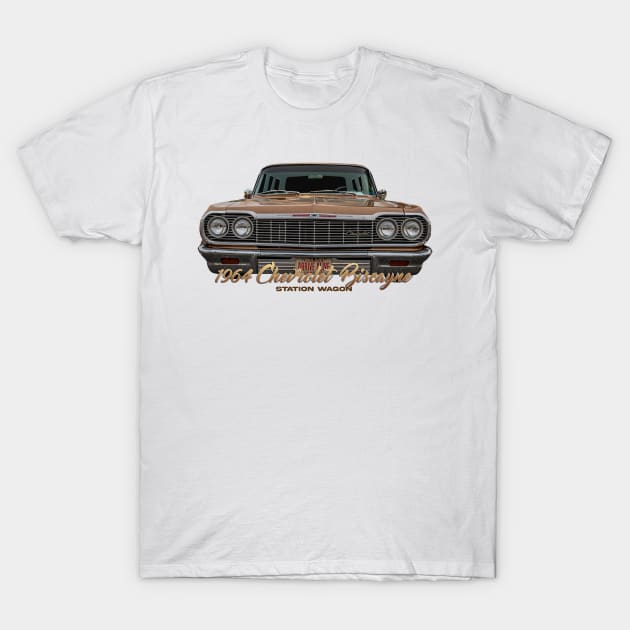 1964 Chevrolet Biscayne Station Wagon T-Shirt by Gestalt Imagery